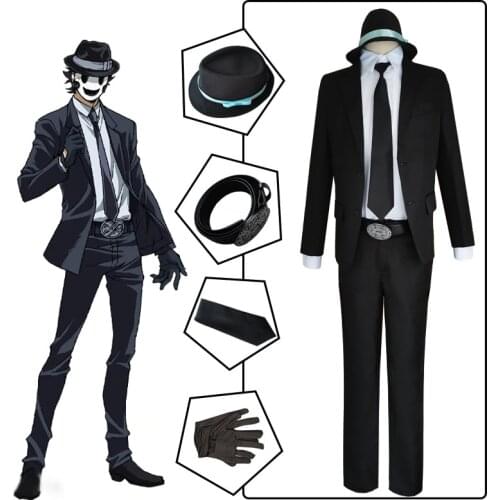 Anime High-Rise Invasion Sniper Mask Cosplay Costume Halloween Carnival Party Suit Uniform Outfit