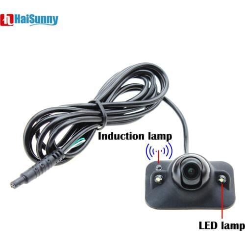 HaiSunny Car Blind Spot Side View Camera with Auto-dimming IR LEDs, Front Camera, No Need Guide Line, NO Drilling