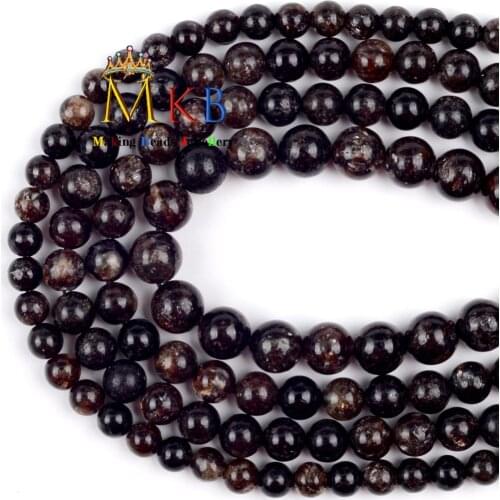 AAA Natural Gemstones Beads Phlogopit For Jewelry Making 6 8 10mm Round Beads Diy Bracelet Necklace Findings 15inches