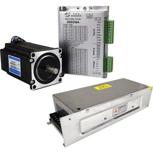 CNC nema 23 stepper motor CNC kit 2NS556A stepper motor driver FY56ED420A 3nm high torque 40V400W DC power supply kit
