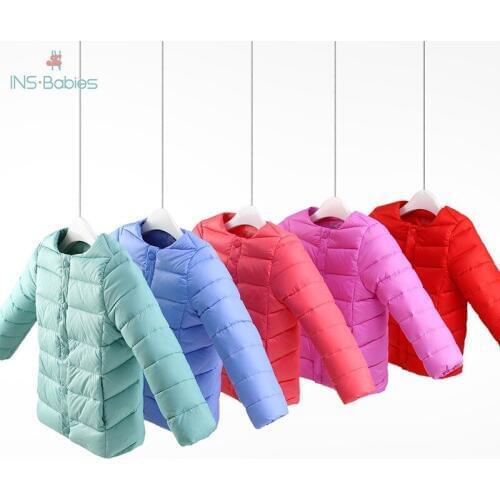 Autumn Children Down Jacket baby girls clothes Underwear Fashion Winter Jackets Girls 18M-5Y Warm 8 colors clothing coats 2020