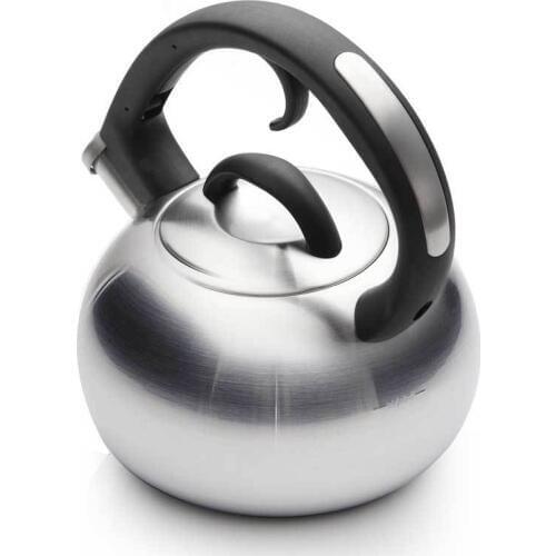 Top Grade Stainless Steel Electromagnetic Furnace Whistling Tea Maker Pot Tea Kettle Home Coffee Brewer 3L Teapot Boiling Water