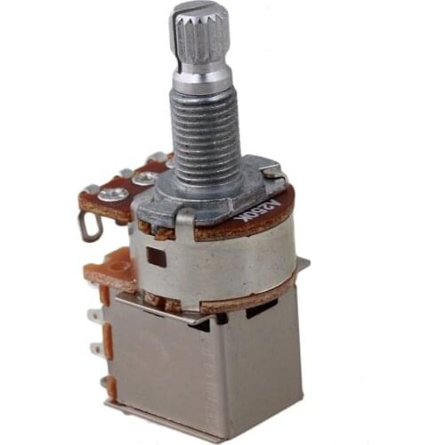 Chrome Guitar Switch Knob A500K B500K A250K B250K Push Pull Guitar Control Pot Potentiometer Volume Potentiometers Guitar Parts