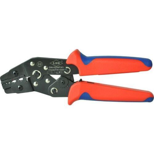 European style crimping hand tools press pliers 0.25-2.5mm2 20-14AWG multitool crimper DN-02WF2C