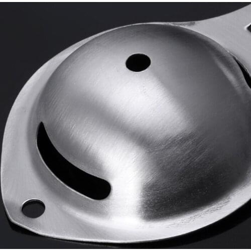 K5DC Kitchen Gadget Stainless Steel Egg Yolk White Separator Divider Holder Sieve New