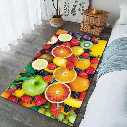 Fruit Rug 3D All Over Printed Non-slip Mat Dining Room Living Room Soft Bedroom Carpet 01
