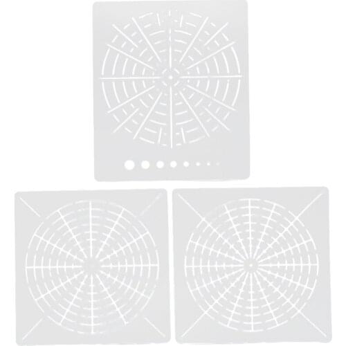Mandala Painting Templates Stencils for DIY Rock Scrapbook Coloring Embossing