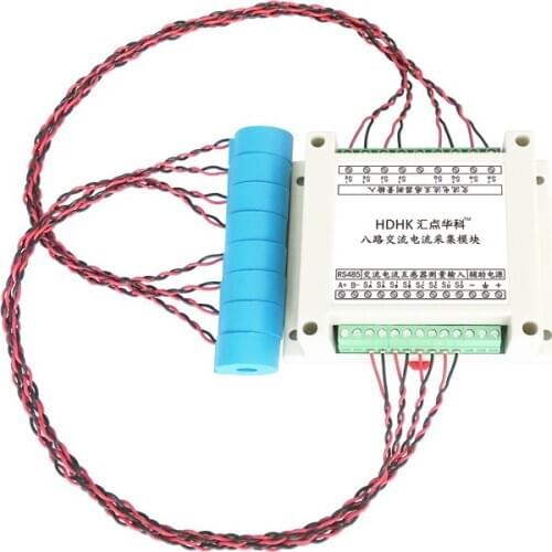 Multi-channel 8-channel AC Current Frequency Measurement Acquisition Module RS485 Sensor Transmitter MODBUS-RTU