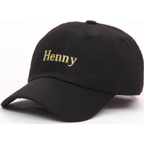 VORON 2017 new brand Henny Embroidery Dad Hat men women slouch Cotton Baseball Cap curved bill ADJUSTABLE BUCKLE RETRO SUMMER