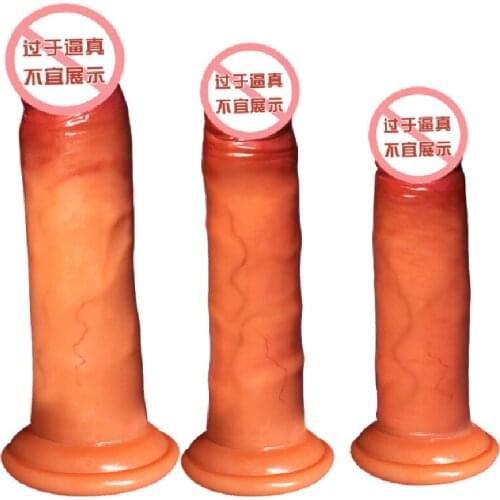 Soft Silicone Realistic Dildo Vaginal Masturbator Suction Cup Soft Big Butt Plug Prostate Massager Sex Toys for Men Women Gay