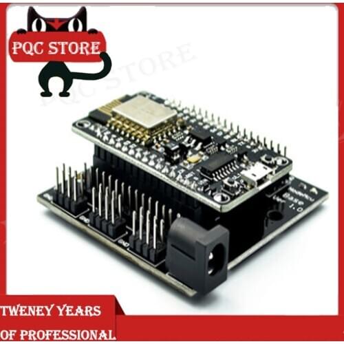 Node MCU Development Kit V3 CH340 NodeMCU + Motor Shield Wifi Esp8266 Esp-12e diy rc toy remote control Lua IoT smart car Esp12e