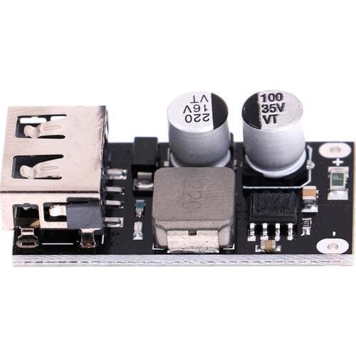 DC step-down module 12V24V to QC3.0 fast charge Single USB phone charging pad supports Apple Huawei FCP Buck USB Charging Module