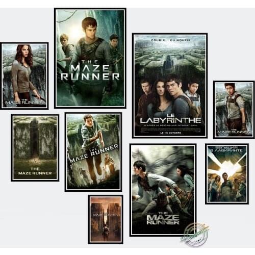 The Maze Runner Posters And Prints Wall Art Murals Pictures For Bedroom Home Decoration