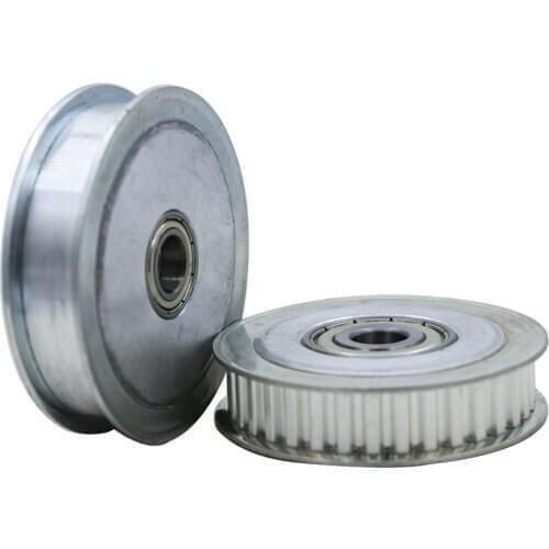 XL 30T Timing Belt Idler Pulley With/Without Teeth 8/10/12/15mm Bore Idle Pulley 11mm Belt Width Bearing Synchronous Wheel