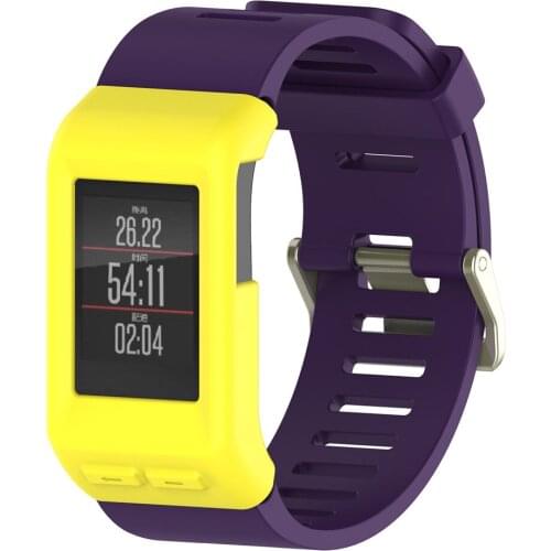 SHZONS Smart band Screen Protector Case waterproof Dustproof Case Protective Silicone Smart Accessories For vivoactive HR