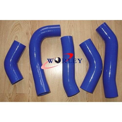 SILICONE INTERCOOLER TURBO HOSE FOR TOYOTA SUPRA MK3 MA70 BLUE