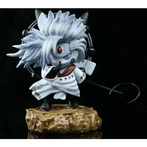 TAKARA TOMY Pokemon Anime Figures Naruto Pikachu Uchiha Madara Shippuden Itachi Action Figurals Figma Model Doll PVC Toys