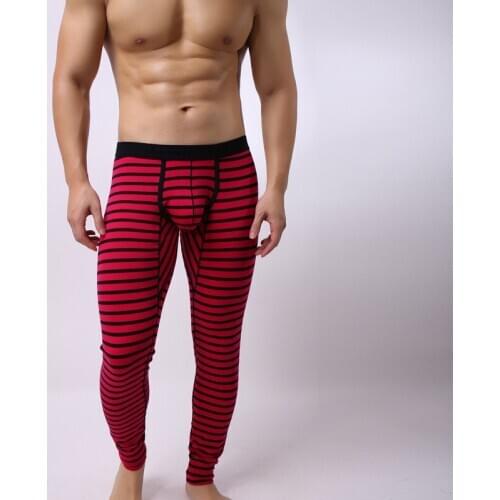 Mens Thermo Underwear Fashion Men Thermal Long Johns Cotton Mens Thermal Underwear Plus Size Warm Male Leggings Pants