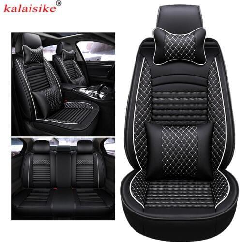 Kalaisike leather universal auto seat covers for MG all models MG7 ZS GS MG6 MG5 MG3 car accessories Automobiles styling