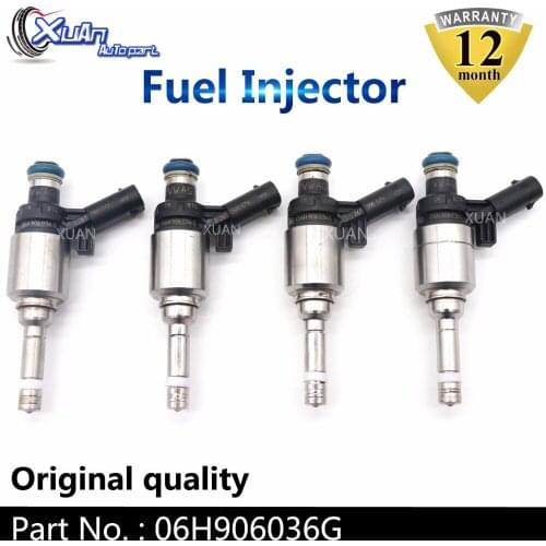 XUAN Fuel Injector Nozzle 06H906036G For VOLKSWAGEN BEETLE CC EOS Golf PASSAT TIGUAN Audi A3 A4 A5 A6 TT Q5 Quattro 2.0T L4