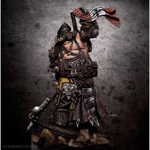 1/24 75mm Resin Figure Kits Resin Soldier Model self-assembled A-176