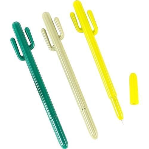 1pcs Desert Cactus Cartoon Gel Pen Cute Magic Pens Kawaii Gel Pens For School Writing Novelty Stationery Girls Gifts