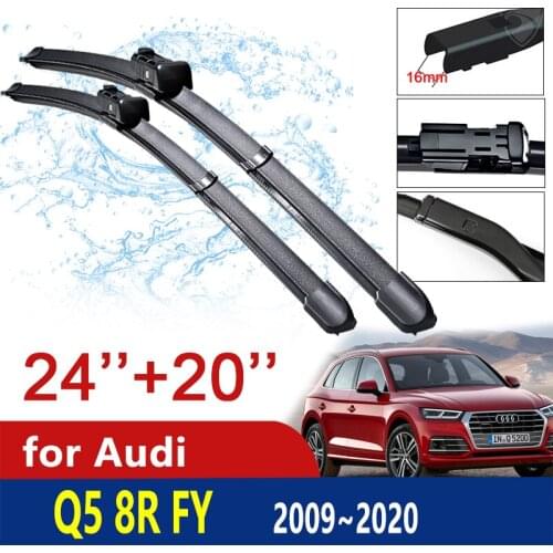 Car Wiper Blades Windscreen for Audi Q5 8R FY 2009~2020 Front Windshield Wipers Car Accessories 2010 2011 2012 2015 2016 2017