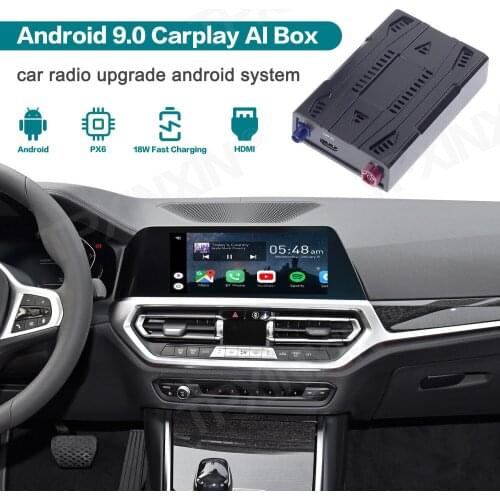 Car Radio Upgrade Android 9.0 Carplay Ai Box Multimedia Player Wireless Mirror Link TV Box Universal For Apple Carplay Autoradio