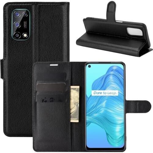 Book Style PU Leather Case Cover for Realme V5Q2 7 5G Flip Wallet Phone Bags Cases with Stand for OPPO K7X