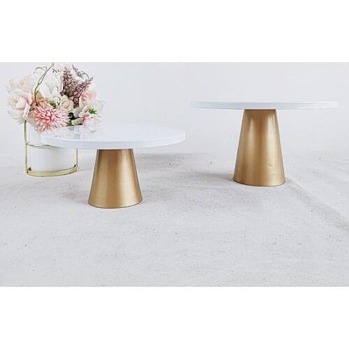 Elegant Round Pedestal Dessert Table High Tray Cake Stand Holder Cupcake Display Rack Bakeware Birthday Wedding Party Decoration