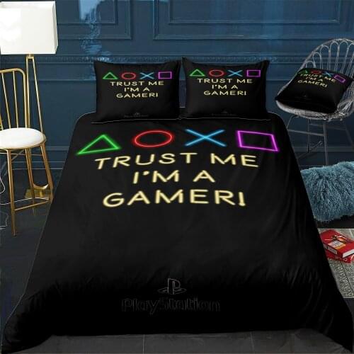 Trust me I am a gamer Duvet Cover Twin/Queen/King Size Luxury Comforter Bedding Set With Pillowcase Home Bed Decora Dropshipping