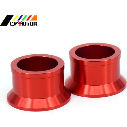 Red Race Wheel Hub Spacers For Honda CR125 CR250R CRF450R 02-07 CRF250R CRF250X CRF450X 2004-2020 CR 125 250R CRF450RX CRF450L