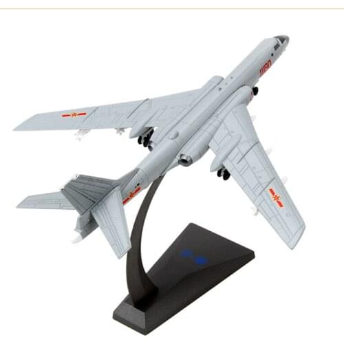 1/144 Scale Alloy Strategic Bomber Chinese Air Force H6K Aircraft Model Fighter Toys Children Gift for Collection Decoration