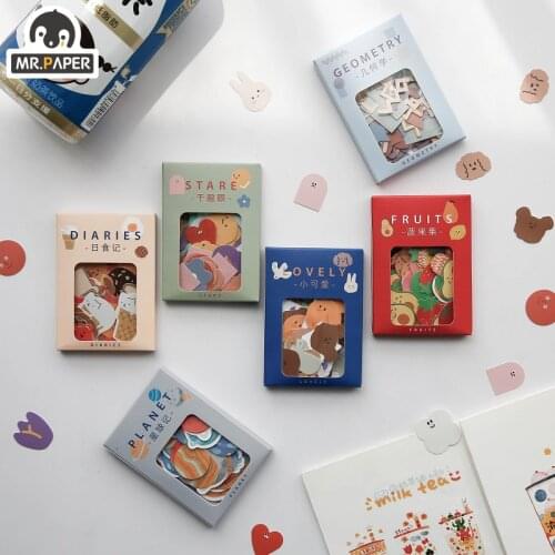 Mr.paper Animal Stickers