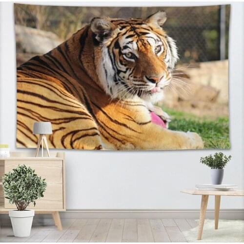Custom Wall Tapestry Wall Hanging Tarot Custom Tapestry Plant tiger Tapestry Mandala Home Decor Large size