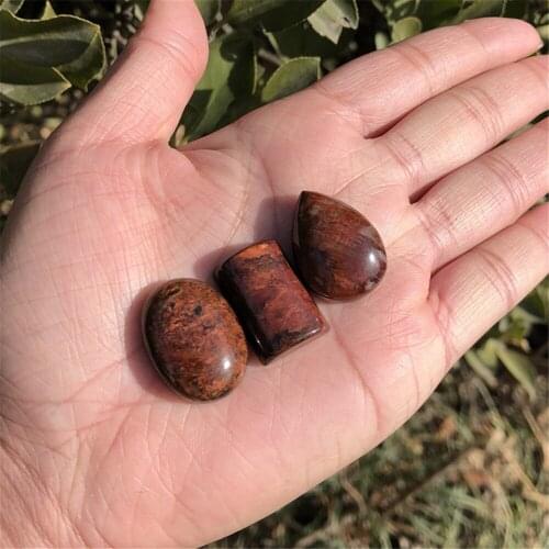 Natural Pietersite Peter Stone Water Drop Oval Cabochon Square Shape Pendant Crystal Quartz Healing Stone Women Men Jewelry Gift