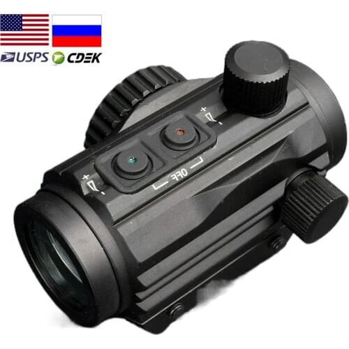 Scope Outdoor Tactical 1X22 Red Dot Illuminated Sight Hunting Optics Picatinny 20MM Weaver Rail Viewing Rifl Red Dot Sight