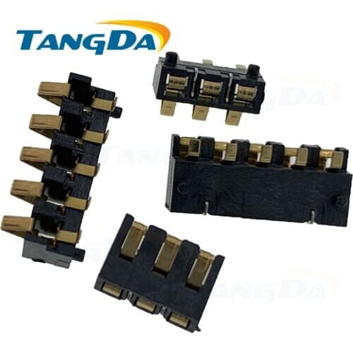 Pogo pin 2P 3P 4P 5P 6P pitch 2.5mm 2.5 battery connectors charging base recharge stand test 2pin 3pin 4pin 5pin 6pin 2A