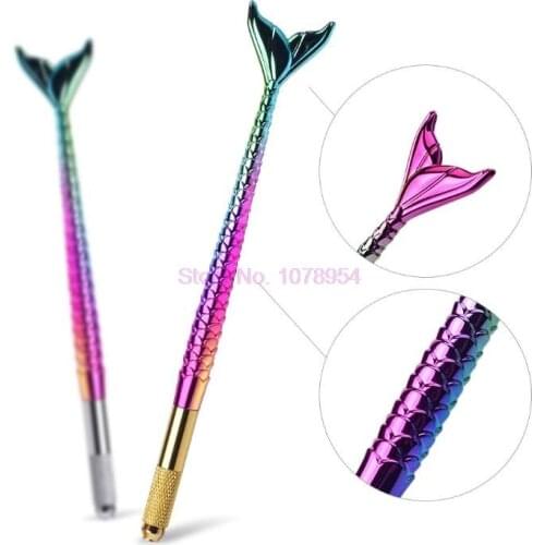 500pcs Manual tattoo pen permanent makeup machine Microblading pen for lip tattoo and eyebrow tattoo pen hot