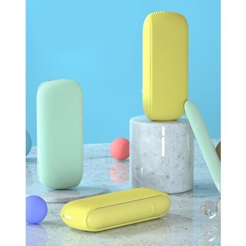 Twill Silicone Cover Full Protective Case Pouch for IQOS 3.0 Dark Blue 2