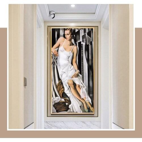 Modern Women Portrait Posters and Prints Wall Art Canvas Painting Sexy Lady Pictures for For Living Room Bedroom Home Decoration