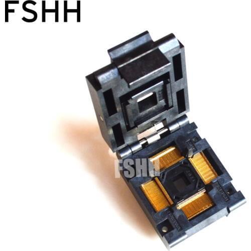 IC51-1284-1702 test socket TQFP128 QFP128 IC SOCKET Pitch=0.4mm