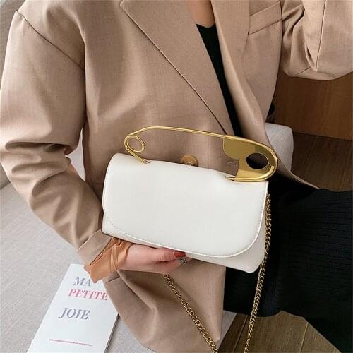 PU Leather Handbag Women Designer Chains Flap Shoulder Bag Fashion Party Clutch Bags Purse Mini Crossbody Tote Female Bolsa