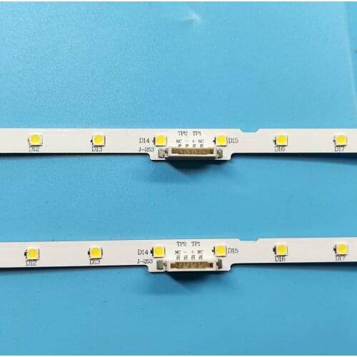 2pcs LED bar For Samsung UE43NU7140 UE43NU7192U UE43NU7125 UN43NU7100G UE43NU7100 UE43NU7120 UE43NU7170U UN43RU7400 UN43RU7400G