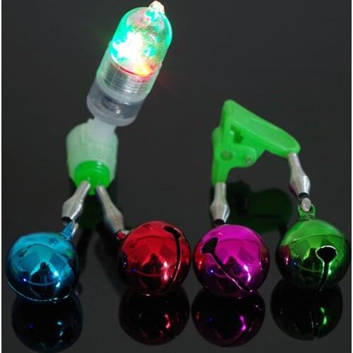 Electronic Fishing Bite Alarm Smart Sensor LED Night Fishing Rod Tip Light Pole Bite Alarm Lamp Fishing Tackle