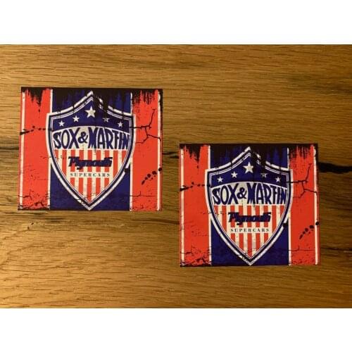 Vintage Aufkleber Plymouth Sox & Martin USA Oldschool Sticker V8 Hotrod MG064