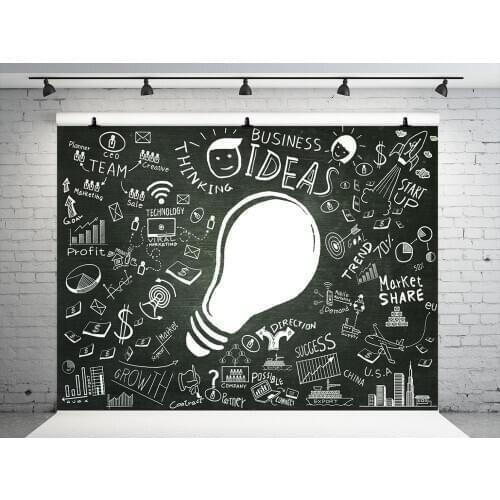 VinylBDS 7x5ft Blackboard Chalk Study Words Photography Backdrops Back To School Student Child Portrait Photo Background Photo