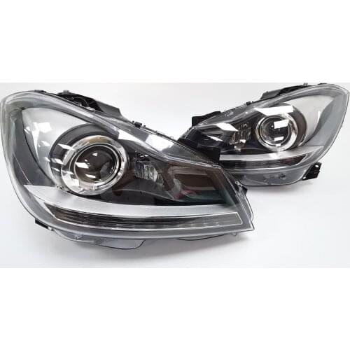 FOR 2012 13 14 MERCEDES-BENZ FACELIFT W204 C63 LED AFS XENON HEADLIGHTS L+R SET Plug and Play