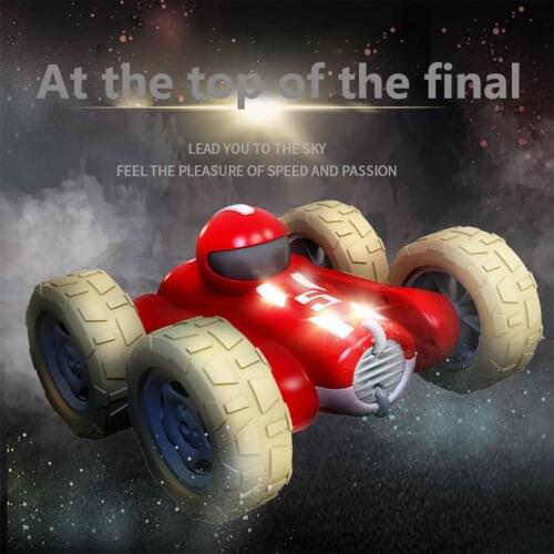 Remote Control Car Stunt Car Toy 4WD 2.4Ghz Double Sided 360° Rotating RC Car with Headlights Kids Xmas Toy Cars for Boys/Girls
