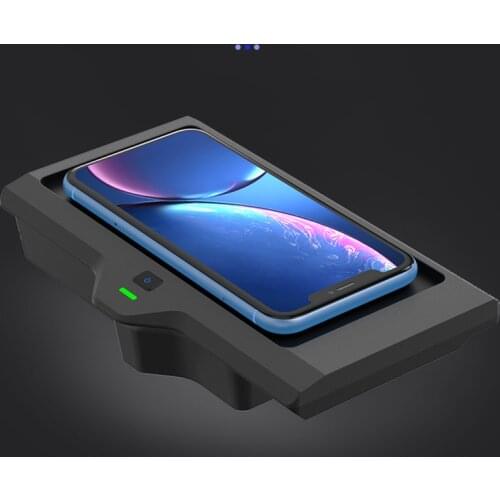 Car QI Wireless Charger for BMW X3 X4 G01 G02 2018 - 2021 Cordless Charging Board Armrest Box Phone Holder for IPhone 12 Samsung